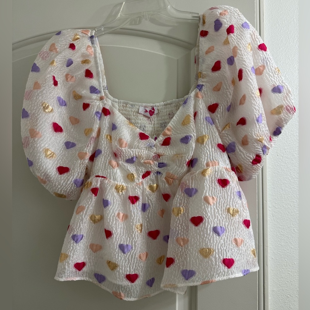 NWT BuddyLove Blakely Peplum Top